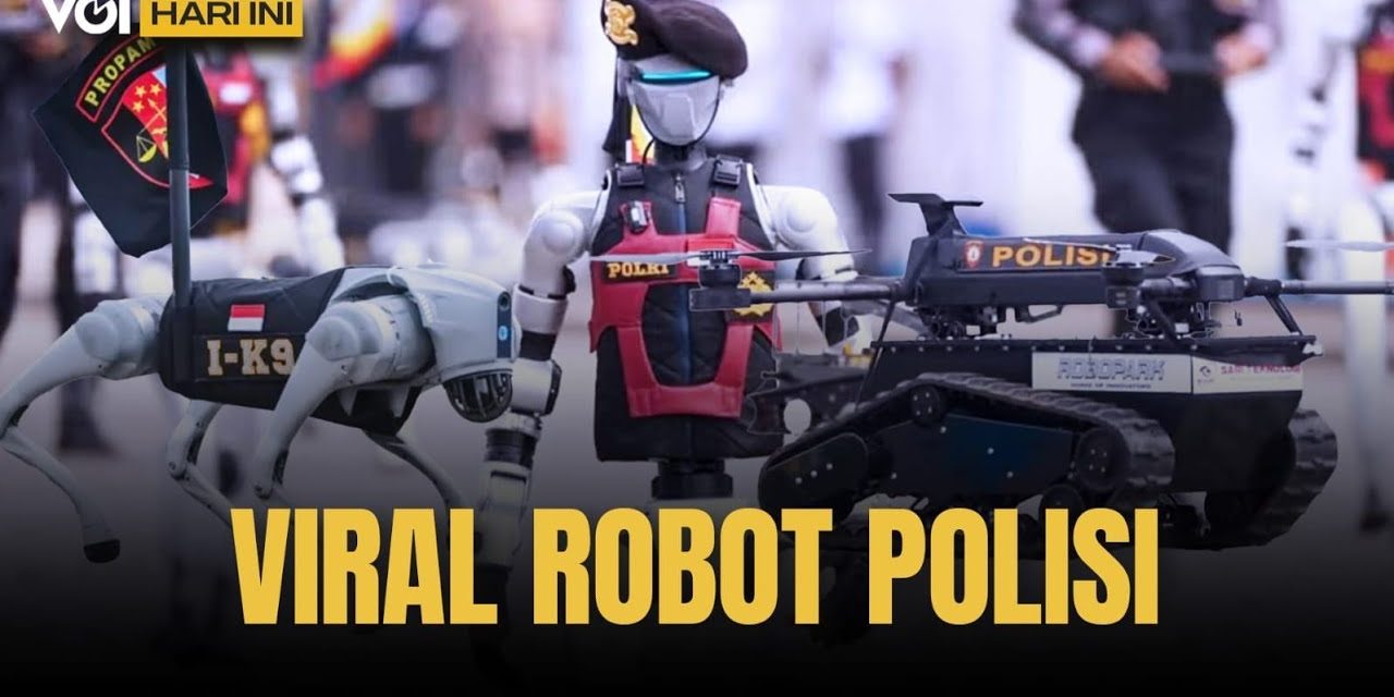 Masih Tahap Uji Coba, Ini Kata Kapolri Tentang Robot Polisi !