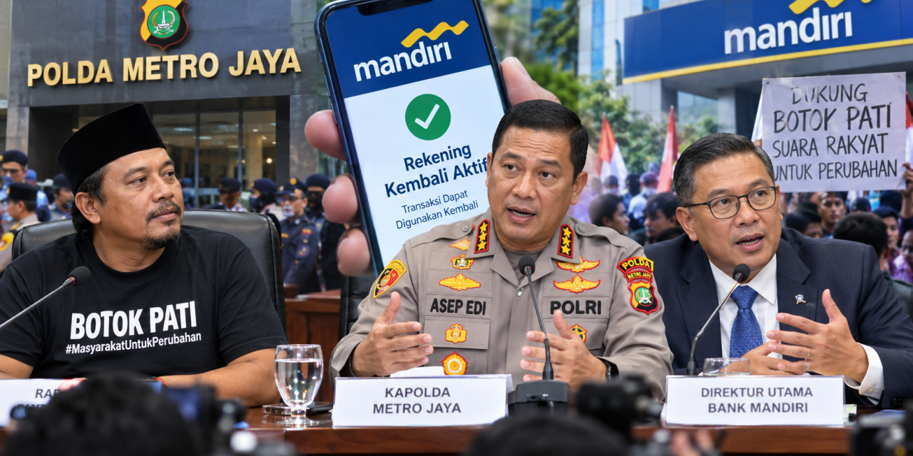 Polda Metro Jaya Dan Bank Mandiri Janji Pulihkan Rekening Botok