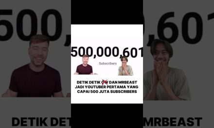 MrBeast Resmi Jadi YouTuber Pertama Capai 500 Juta Subscriber