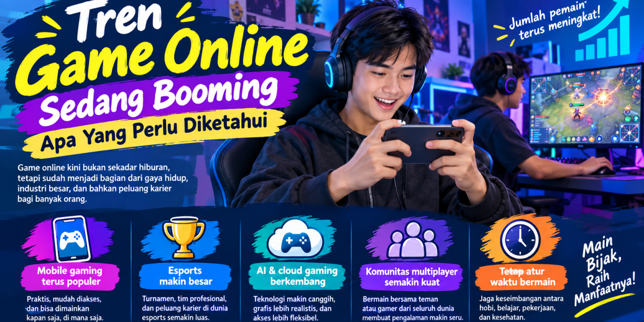 Tren Game Online Sedang Booming, Apa Yang Perlu Diketahui